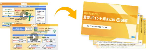 全6科目分の要点まとめ図解（約100ページ）