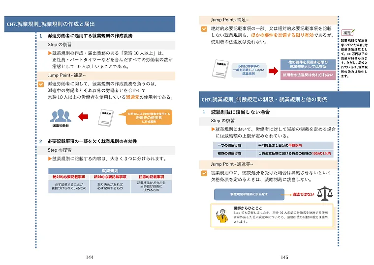 図やイラストが豊富で要点を押さえやすい